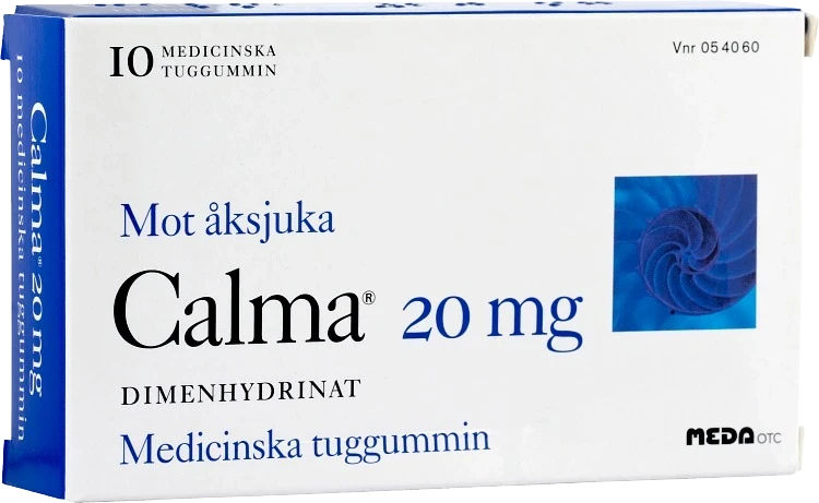 Calma medicinskt tuggummi 20 mg 10 st Calma