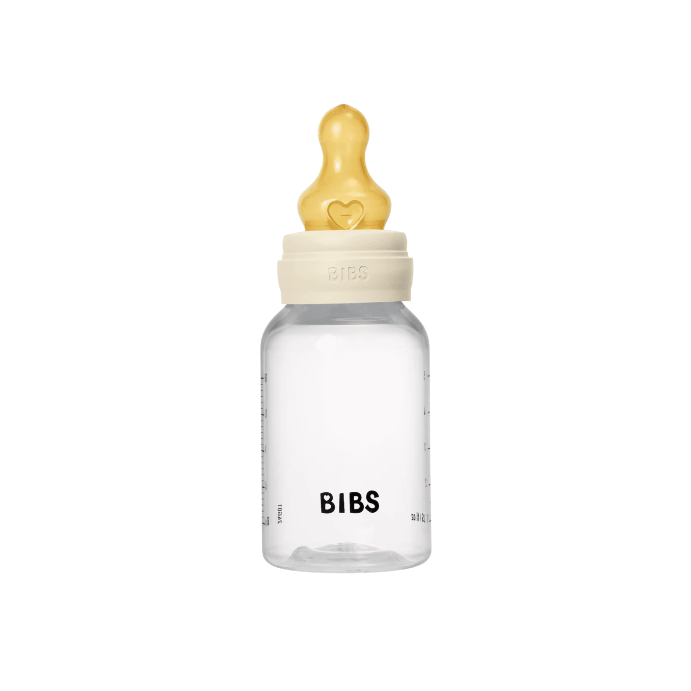 BIBS Baby Bottle Round Latex Slow Flow Ivory 150 ml 1-pack Bibs