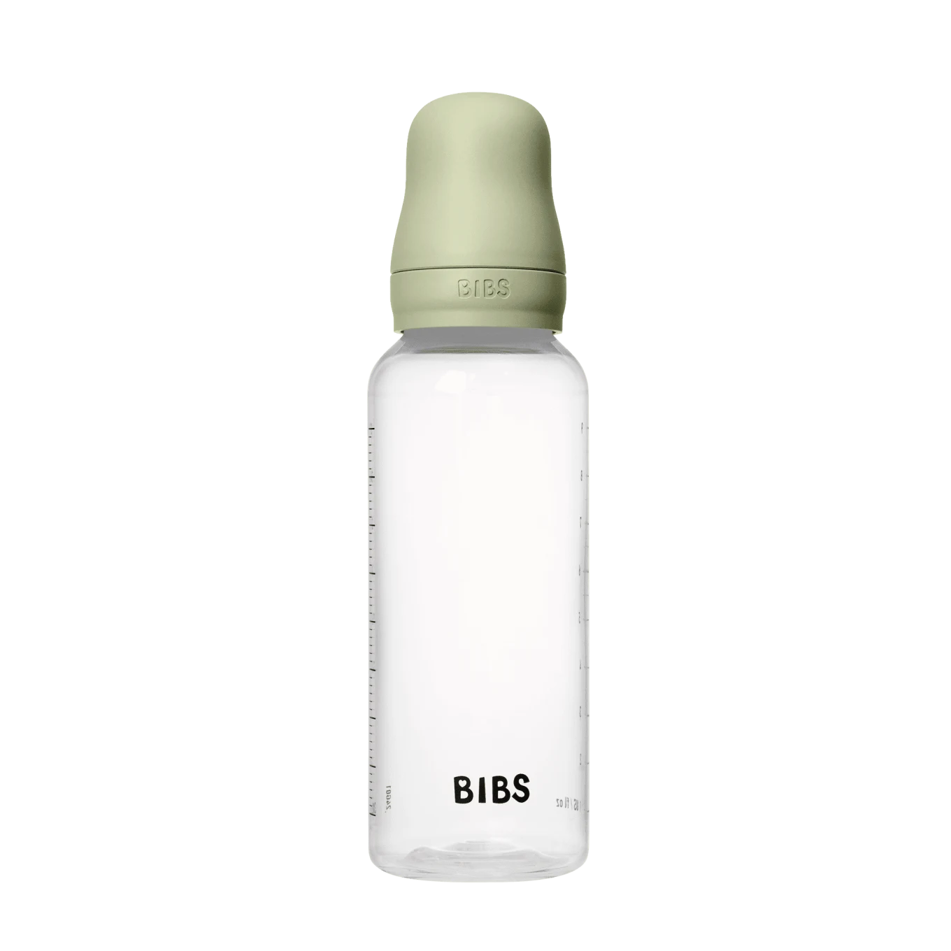 BIBS Baby Bottle Round Latex Medium Flow Sage 270 ml 1-pack Bibs
