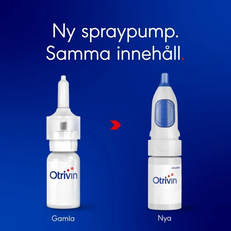 Otrivin Menthol Nässpray utan konserveringsmedel, 1mg/ml Otrivin