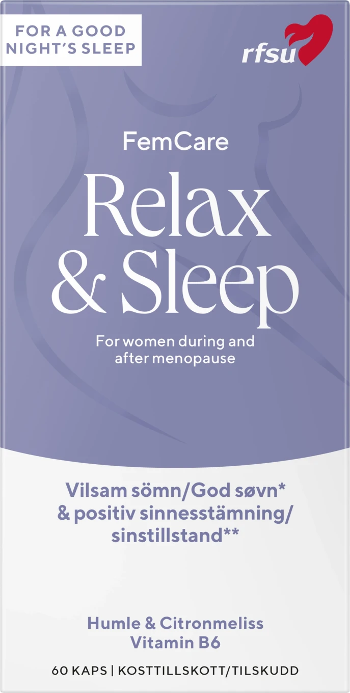 RSFU Femcare Relax&Sleep 60 kapslar Rfsu