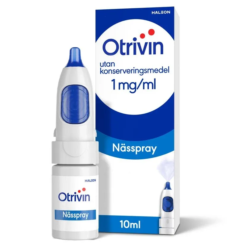 Otrivin Nässpray utan konserveringsmedel, 1mg/ml Otrivin