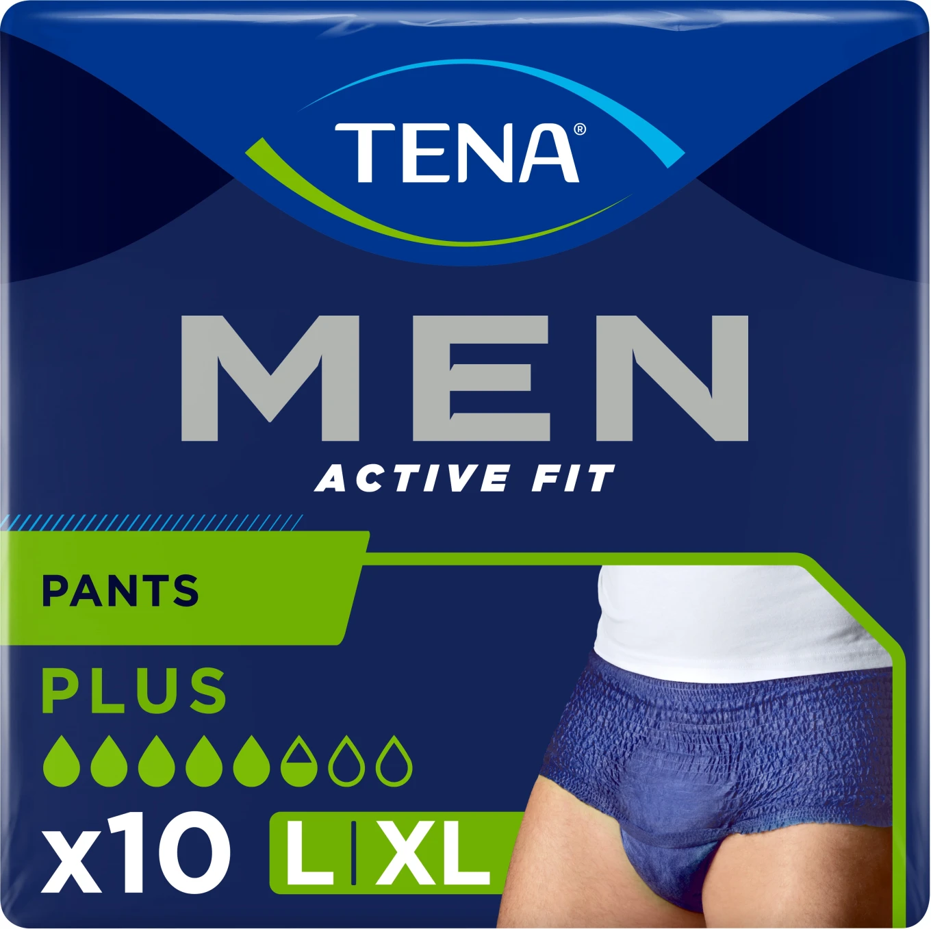 TENA Men Pants Plus L/XL 10 st Tena