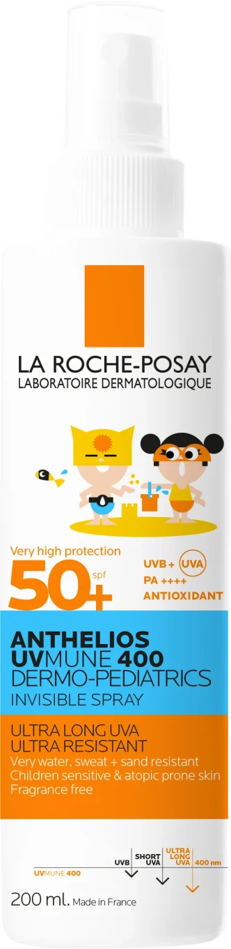 La Roche-Posay Anthelios Kids UVMUNE Kids spray spf50,  200 ml La Roche-Posay
