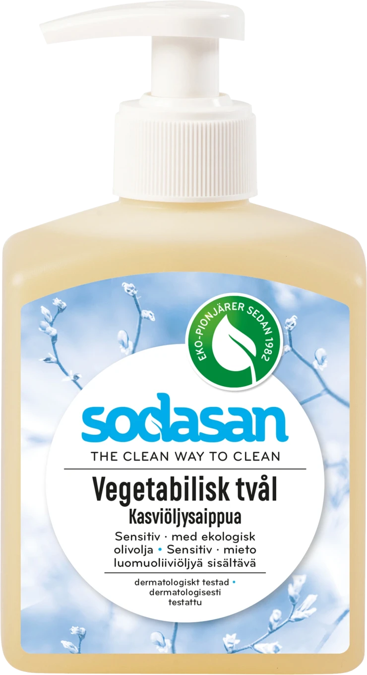 Sodasan Ekologisk Tvål Sensitiv 300 ml Sodasan