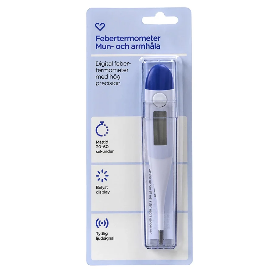 Hjärtats Febertermometer Mun-och armhåla Hjärtats