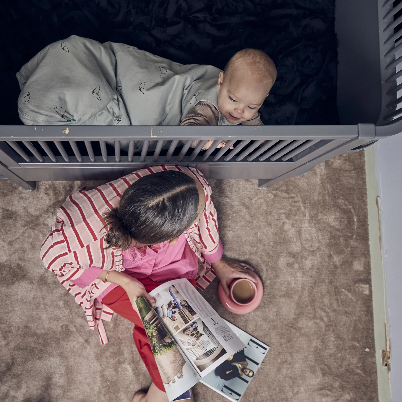 Najell Sovpåse Dot White 0-6 månader Najell