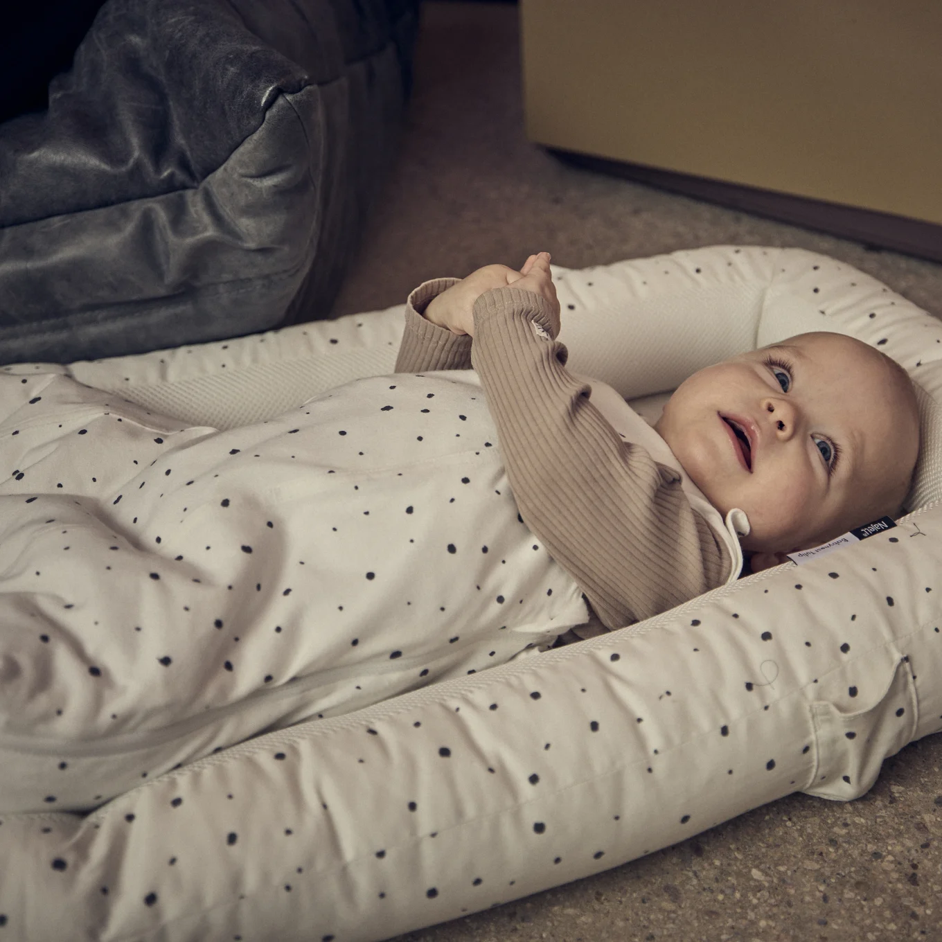 Najell Sovpåse Dot White 0-6 månader Najell