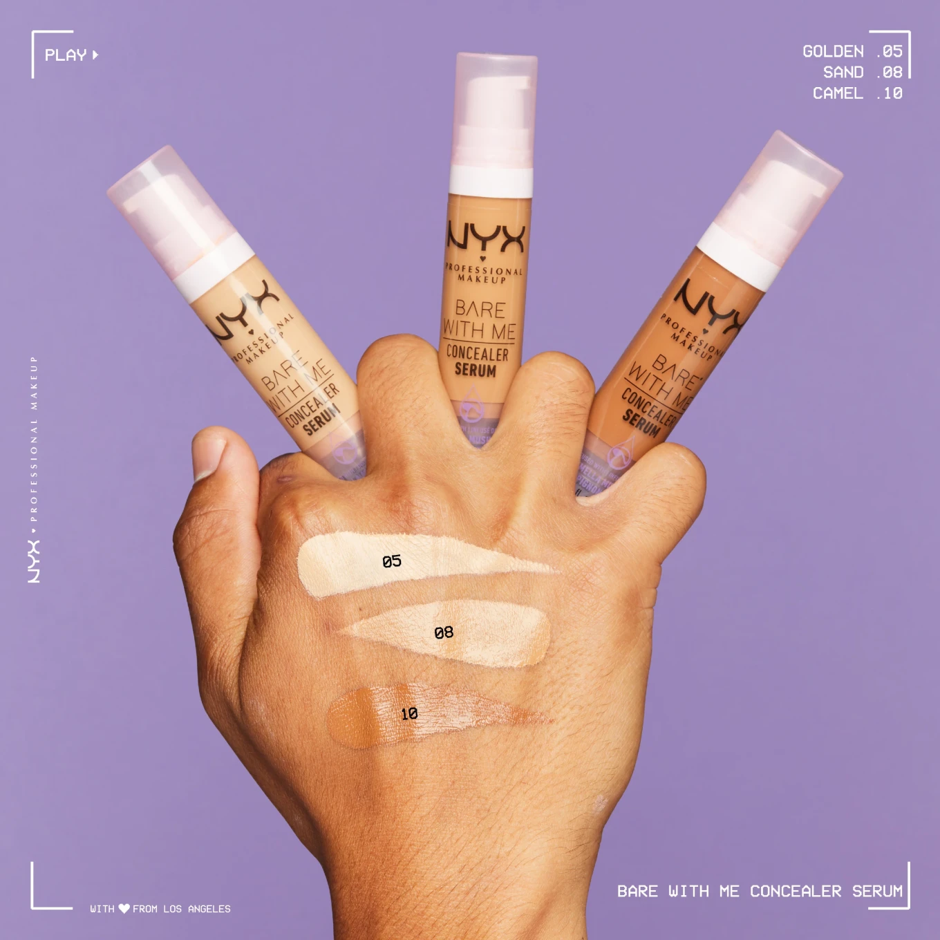 NYX Professional Makeup Bare With Me Concealer Serum 9,6 ml 10 Camel NYX Professional Makeup