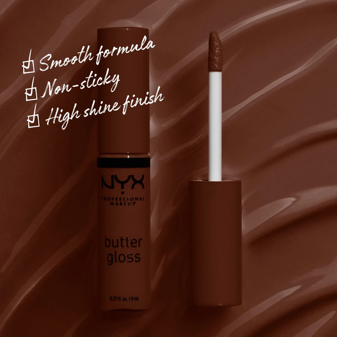 NYX Professional Makeup Butter Gloss Lip Gloss 8 ml 53 Lava Cake NYX Professional Makeup