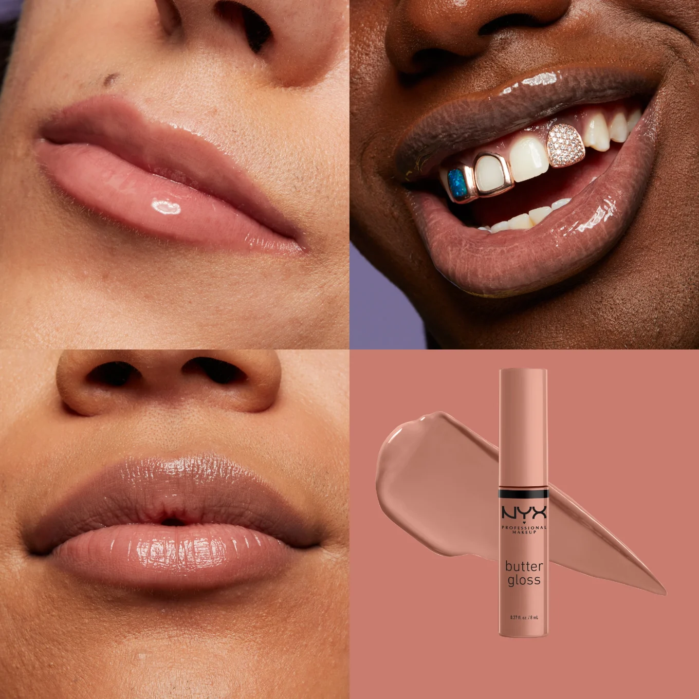 NYX Professional Makeup Butter Gloss Lip Gloss 8 ml 14 Madeleine NYX Professional Makeup