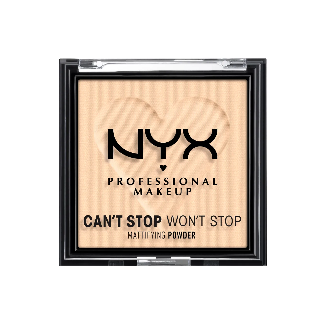 NYX Professional Makeup Can't Stop Won't Stop Mattifying Pressed Powder 6 g 02 Light NYX Professional Makeup