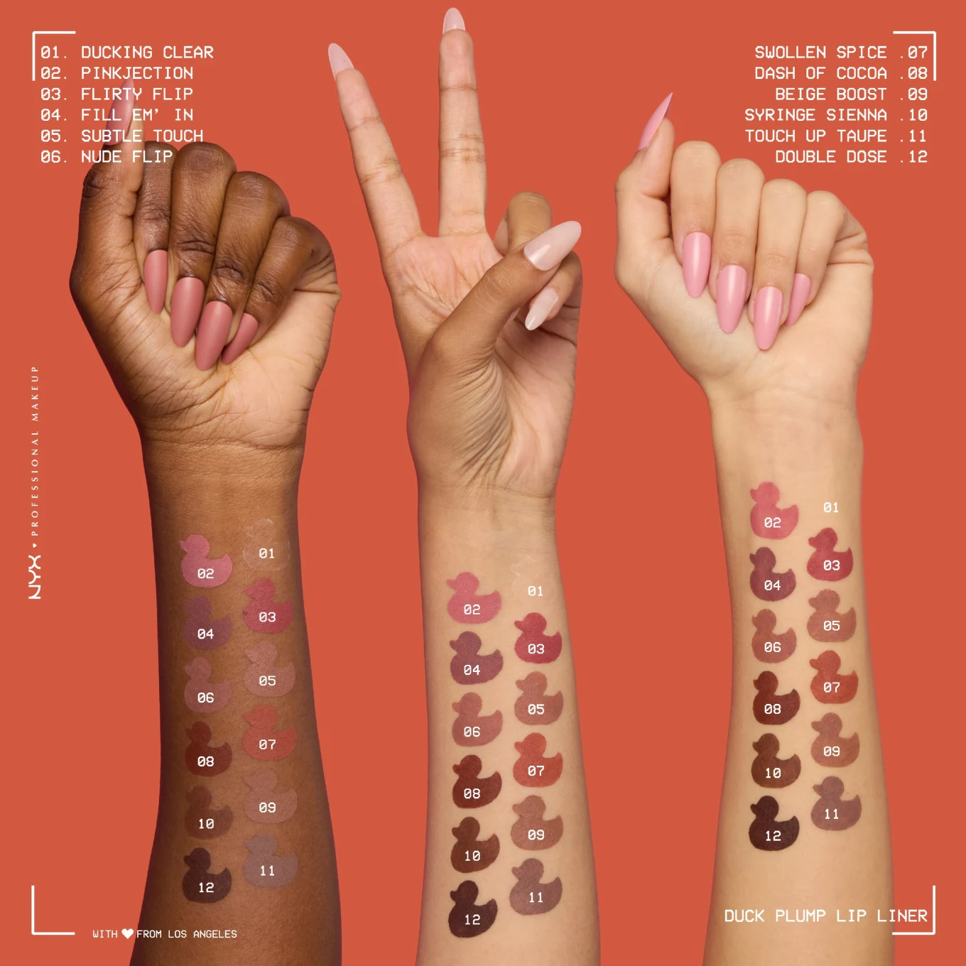 NYX Professional Makeup Duck Plump Lip Liner 0,3 g 12 Double Dose NYX Professional Makeup