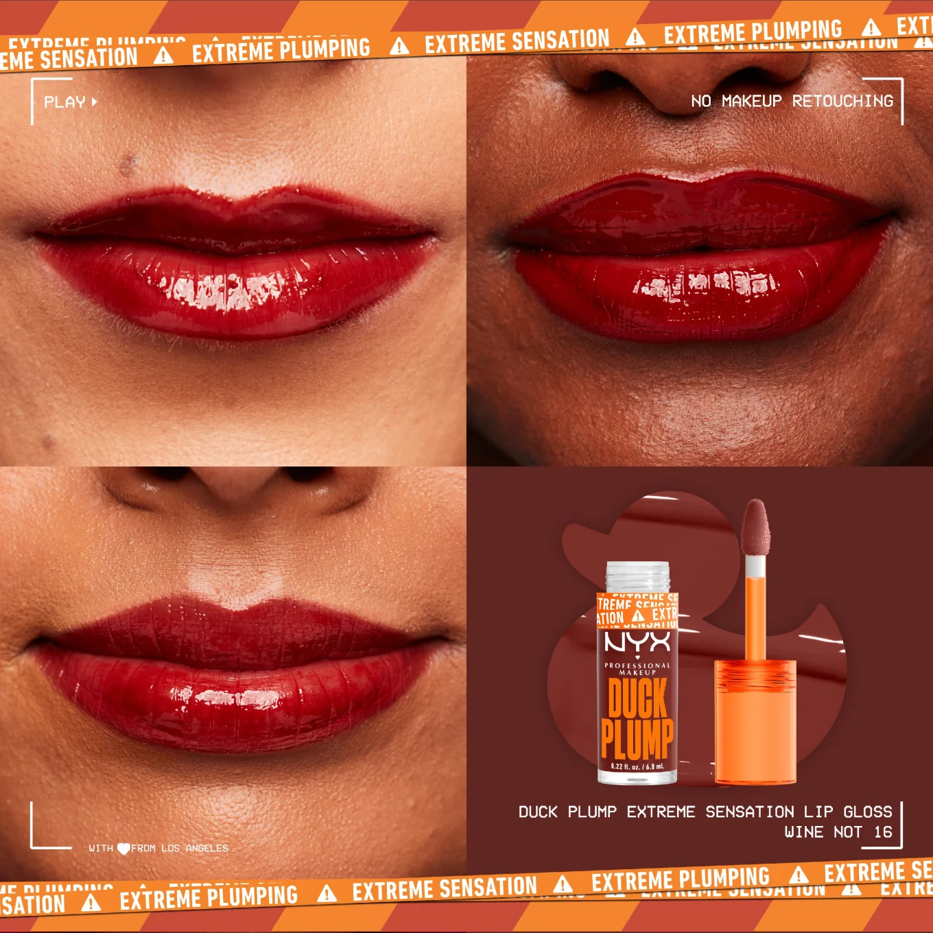 NYX Professional Makeup Duck Plump Lip Gloss 7 ml 16 Wine Not? NYX Professional Makeup