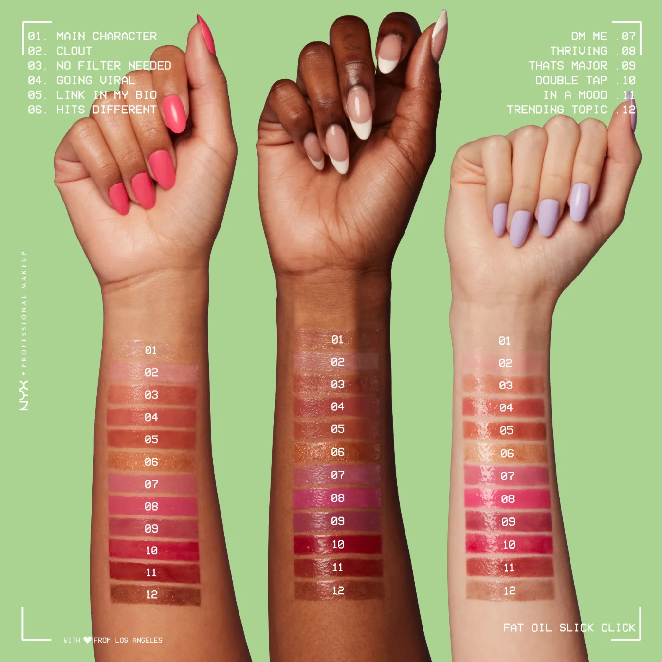 NYX Professional Makeup Fat Oil Slick Click Lip Balm 2,3 ml 11 In A Mood NYX Professional Makeup