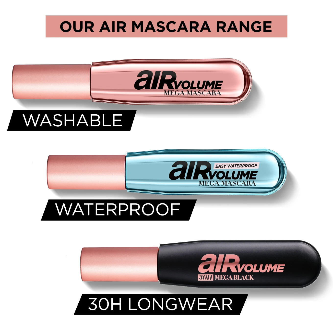 L'Oréal Paris Air Volume Mega Mascara Black 9,4 ml LOreal Paris