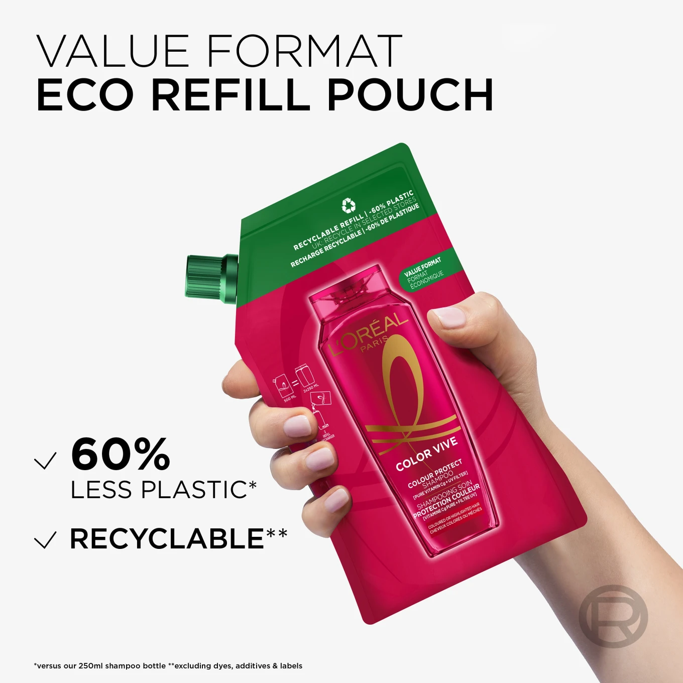 L'Oréal Paris Elvital Color Vive Shampoo Refill 500 ml L'Oréal Paris