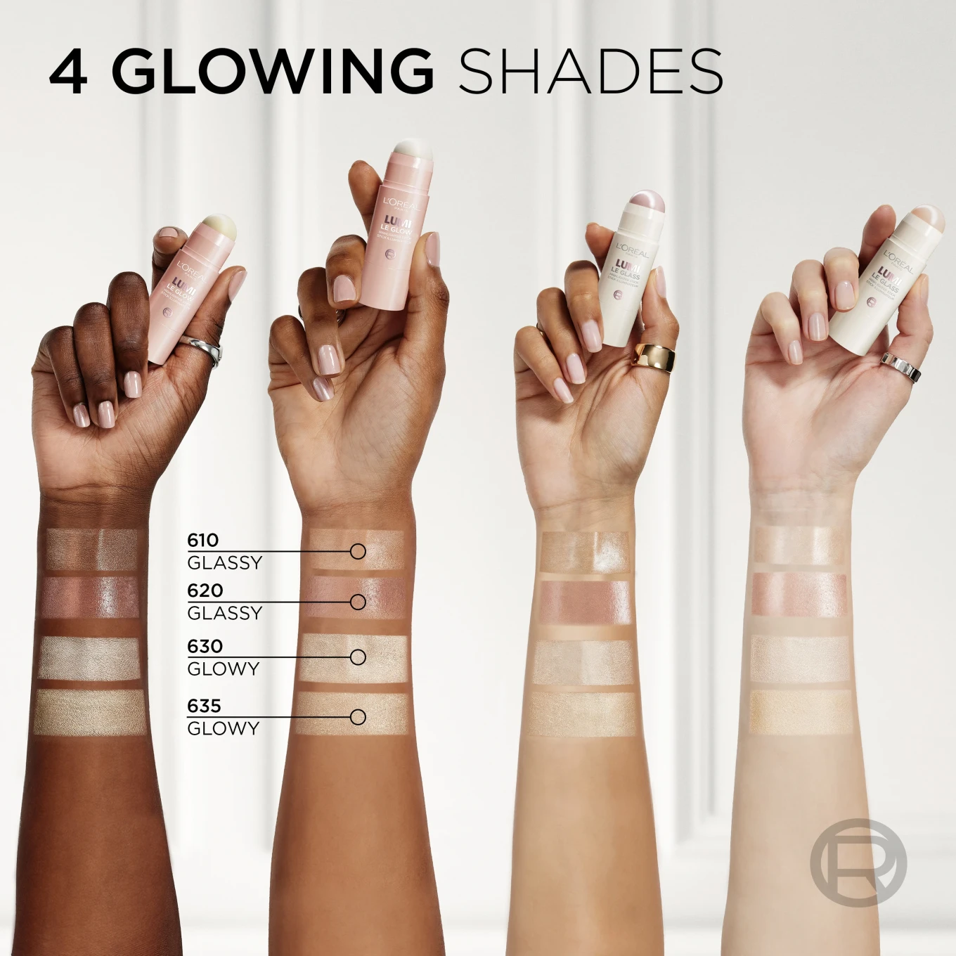 L'Oréal Paris Lumi Le Glass Highlighter Stick 7 g 635 Glowy Golden Couture LOreal Paris