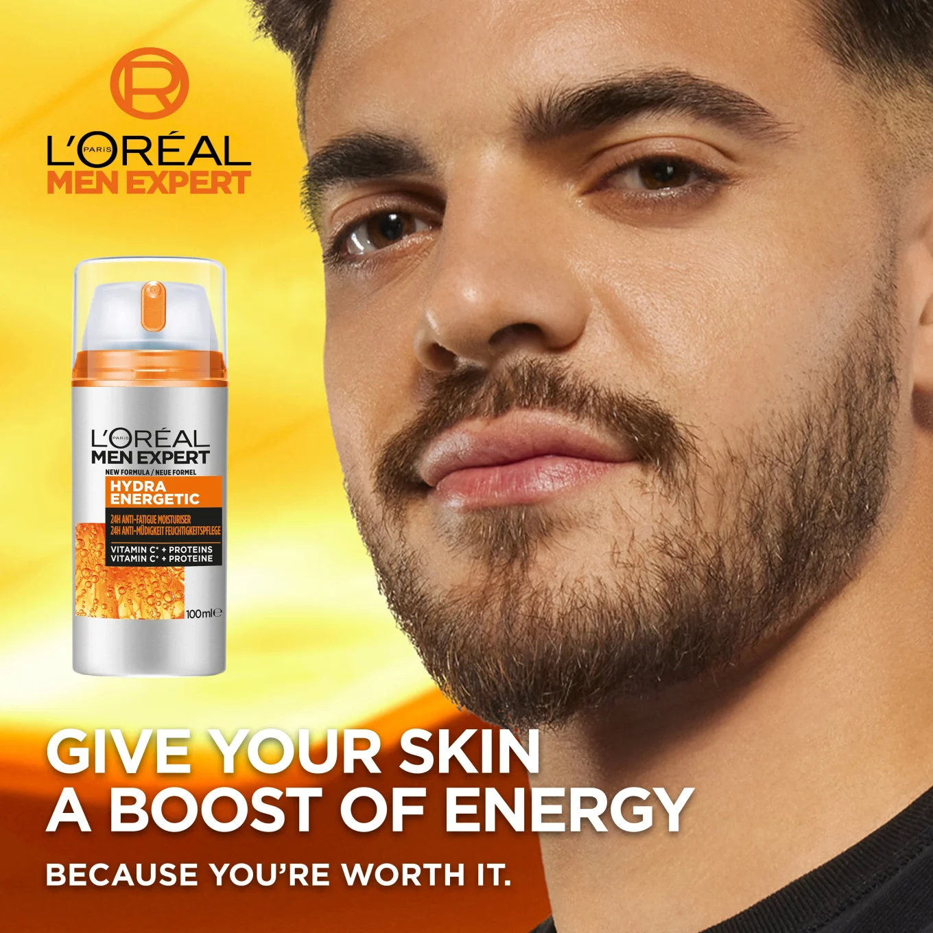 L'Oréal Paris Men Expert Hydra Energetic 24H Anti-Tiredness Moisturiser 100 ml LOreal Paris