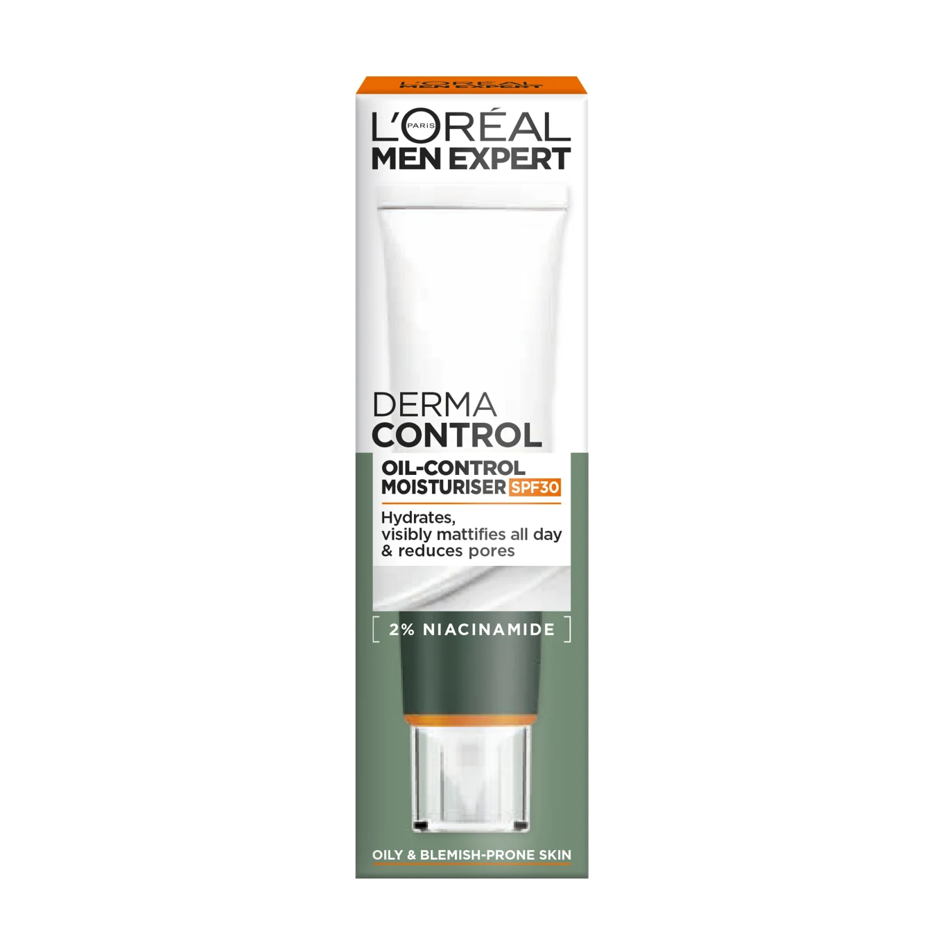 L'Oréal Paris Men Expert Derma Control Oil-Control Moisturiser SPF 30, 40 ml LOreal Paris