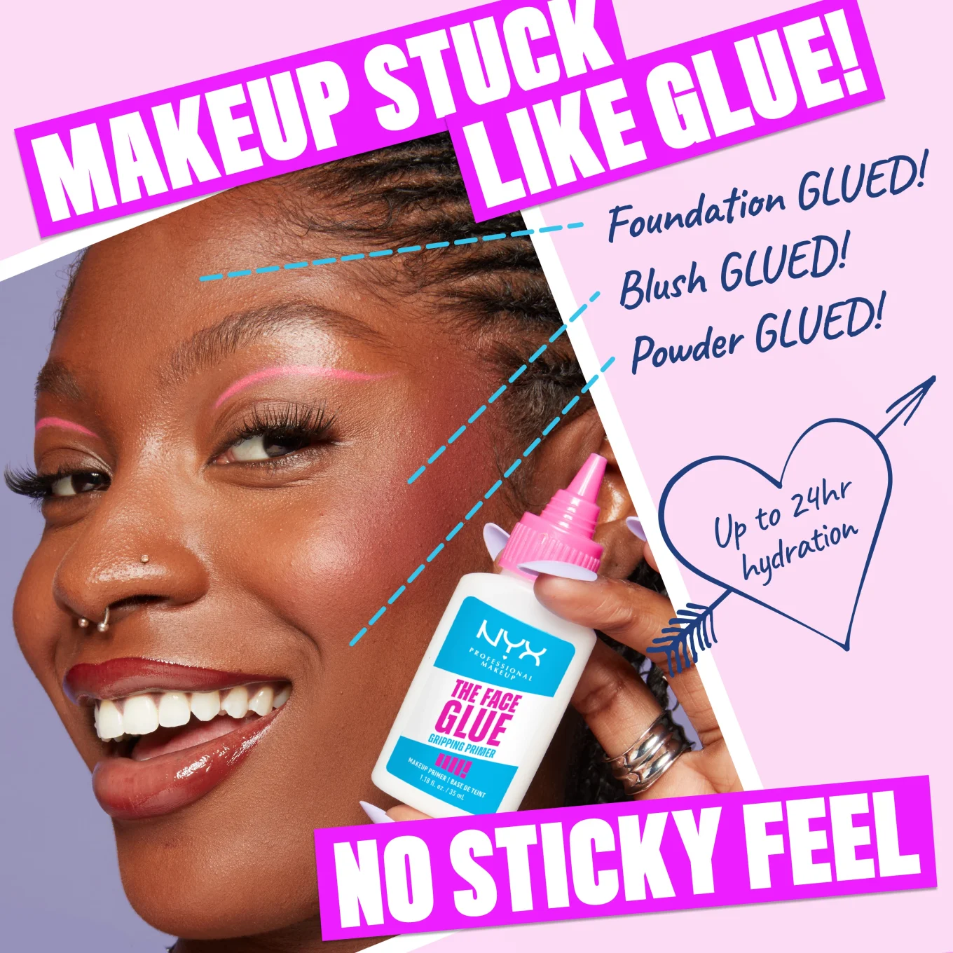 NYX Professional Makeup The Face Glue Primer 01 35 ml NYX Professional Makeup