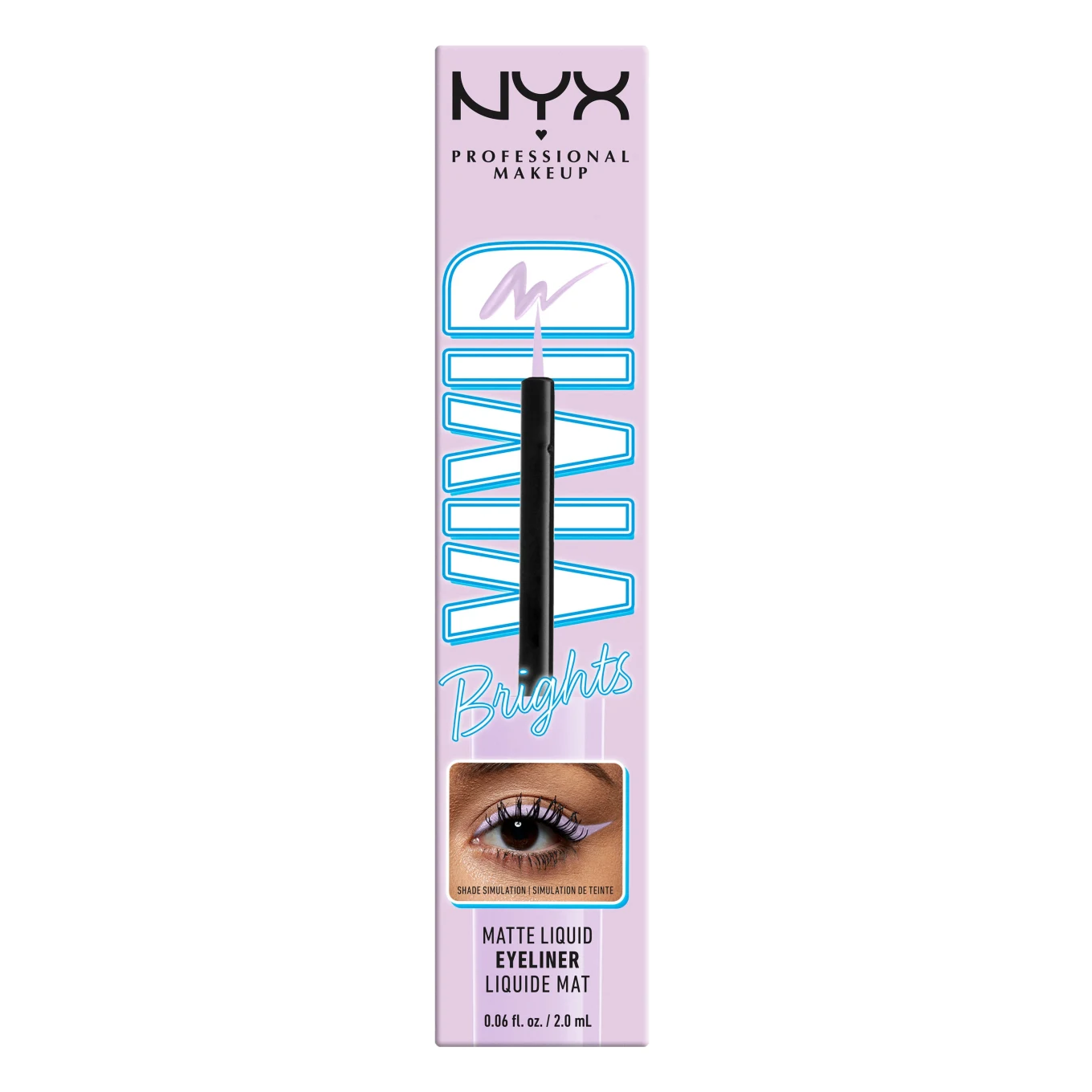 NYX Professional Makeup Vivid Bright Liquid Liner 2 ml 07 Liliac Link NYX Professional Makeup