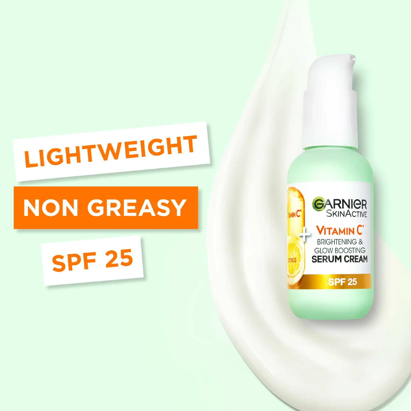 Garnier SkinActive Vitamin C 2-In-1 Brightening Serum Cream 50 ml Garnier
