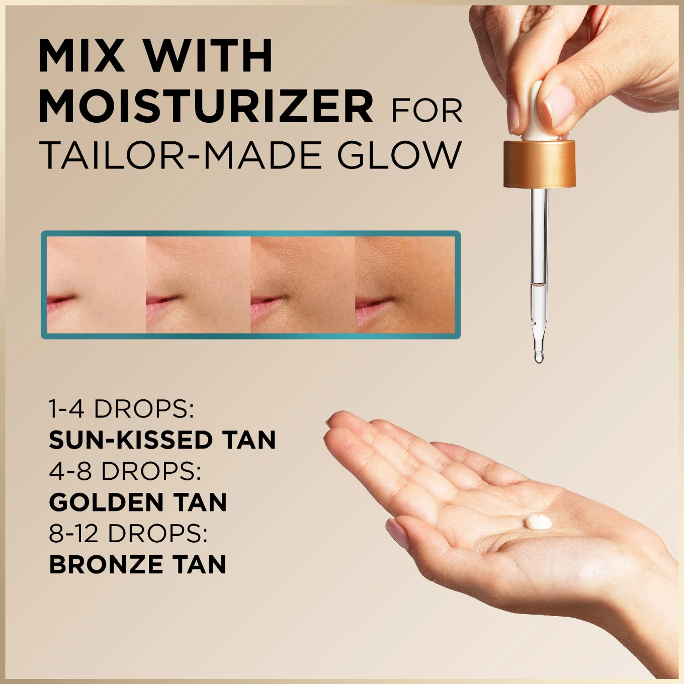 Garnier Ambre Solaire Natural Bronzer Self-Tan Face Drops 30 ml Garnier