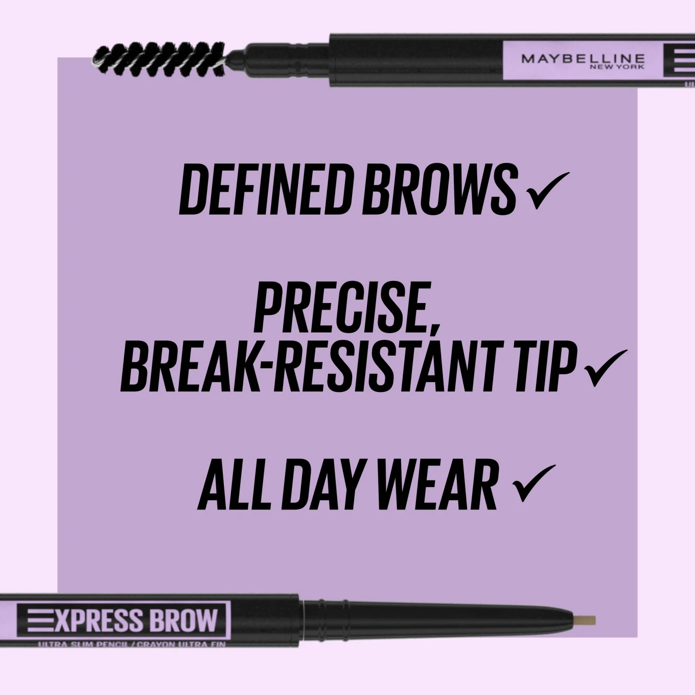 Maybelline New York Express Brow Ultra Slim Brow Pen 4,2 g 01 Blonde Maybelline New York