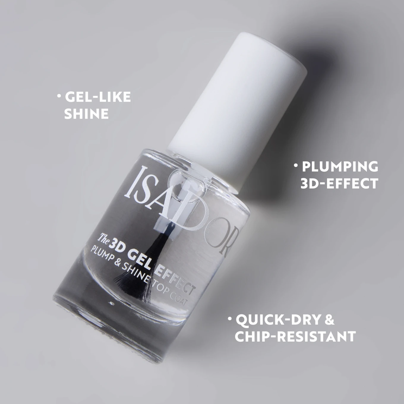 IsaDora 3D Gel Effect Plump & Shine Top Coat 11 Plump & Shine 5 ml IsaDora