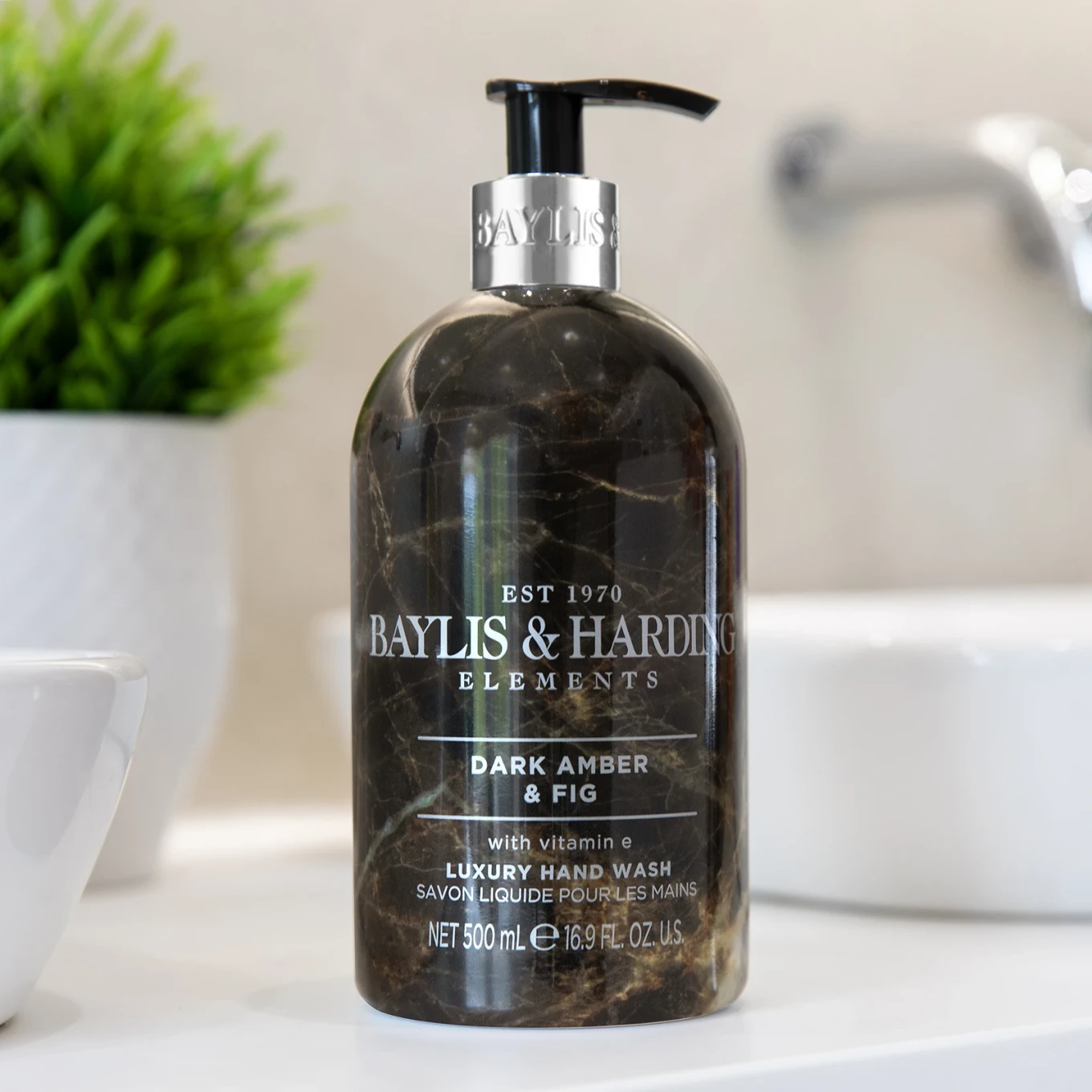 Baylis & Harding Elements Dark Amber & Fig Hand Wash 500 ml Baylis & Harding