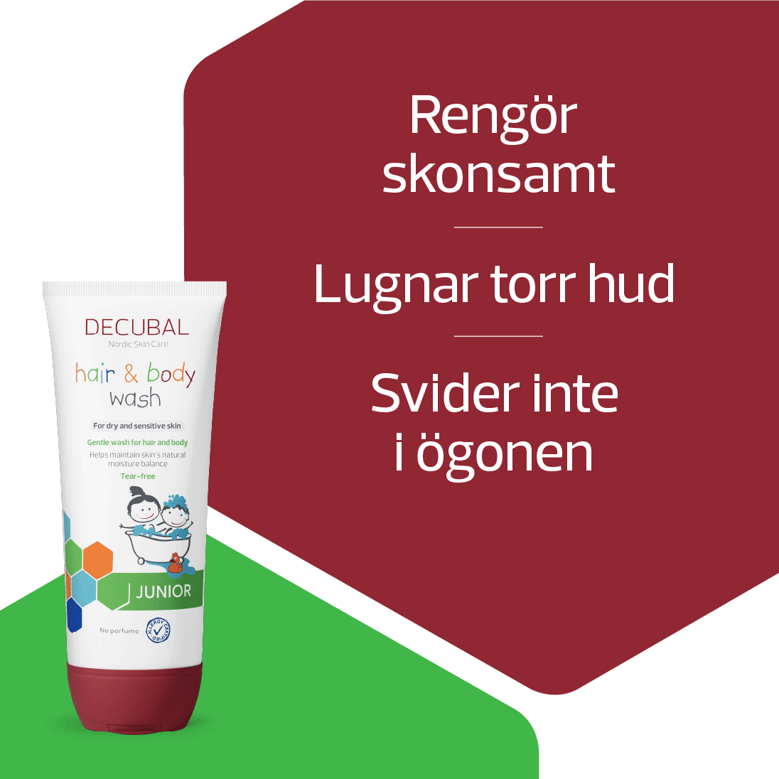Decubal Junior Hair & Body Wash 200 ml Decubal