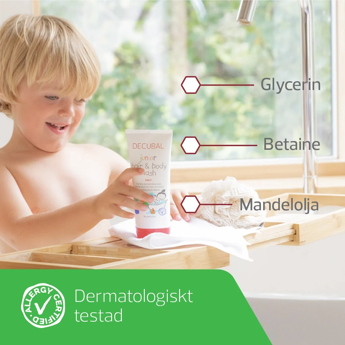 Decubal Junior Hair & Body Wash 200 ml Decubal