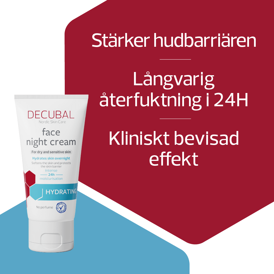 Decubal Face Hydrating Night Cream 50ml Decubal
