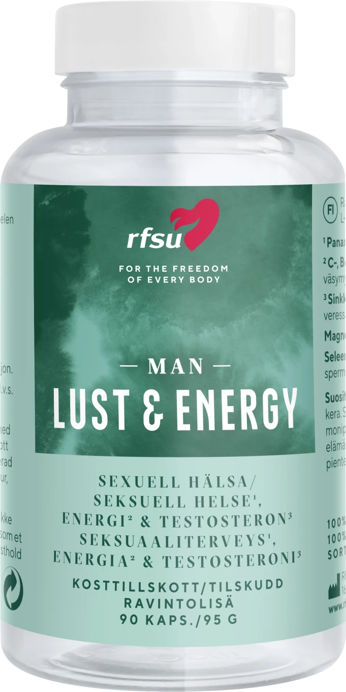 RFSU Lust & Energy Man 90 kapslar RFSU