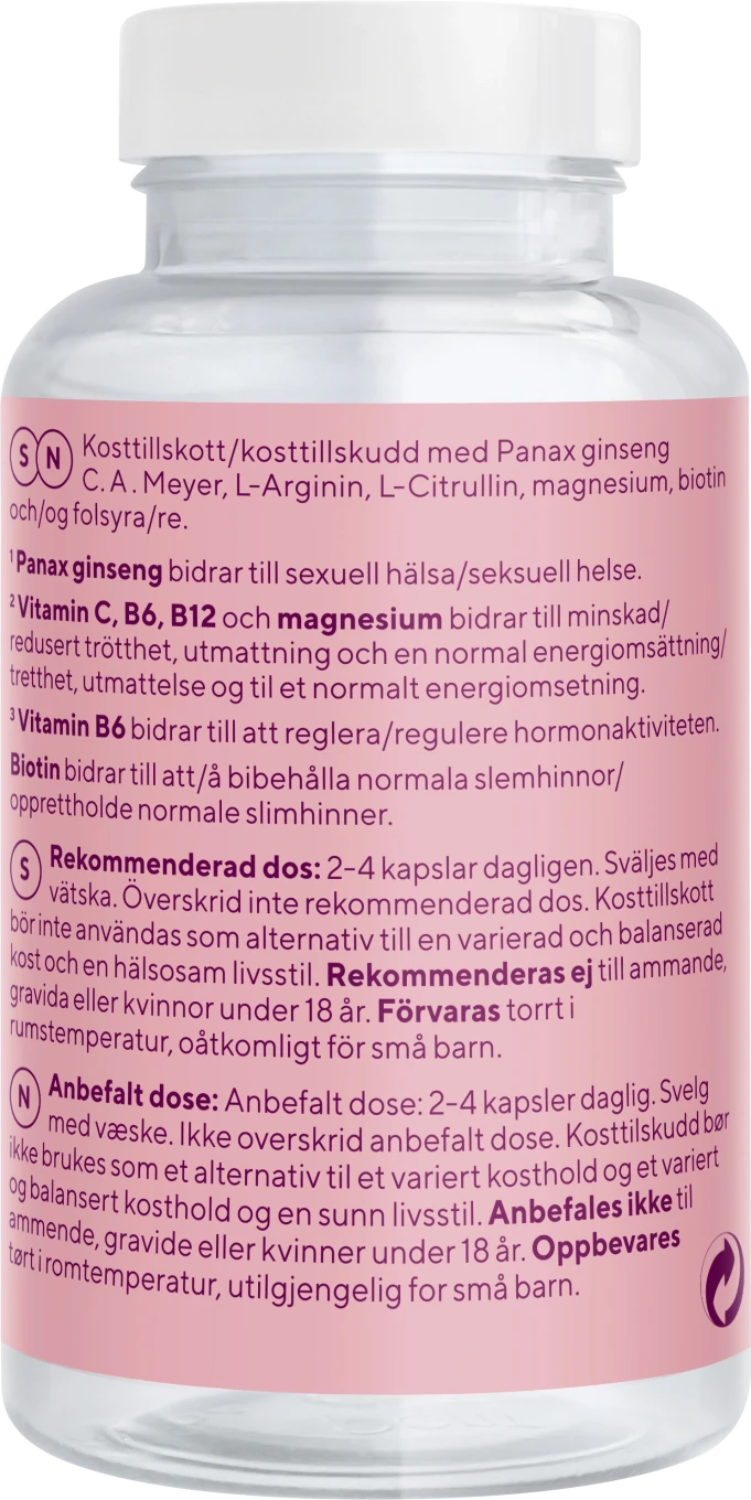 RFSU Lust & Desire Woman 90 kapslar RFSU