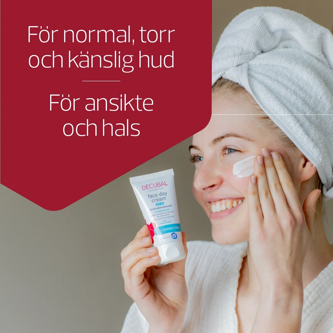 Decubal Face Day Cream SPF 30, 50ml Decubal