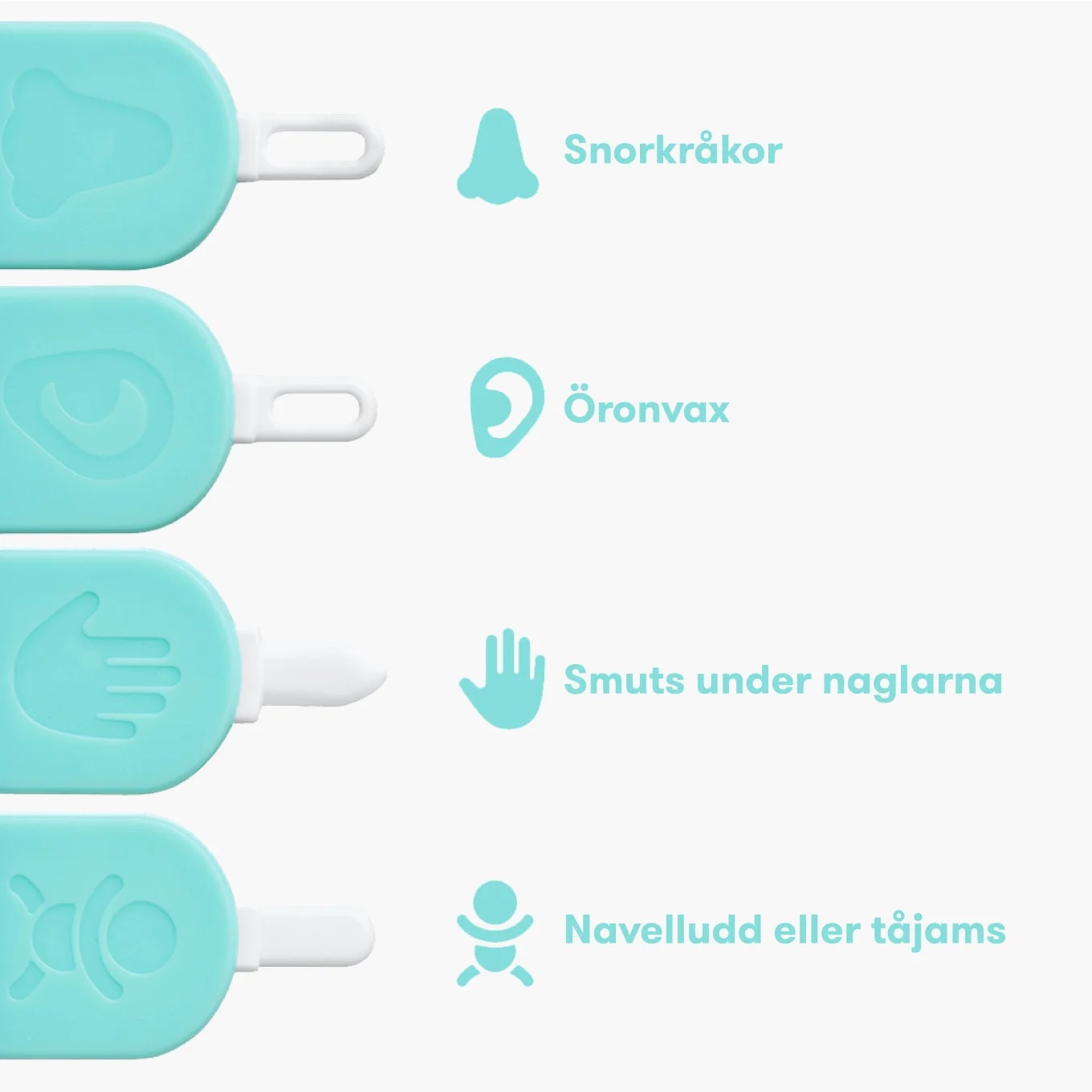 Frida Baby 3-i-1 Rengörare för näsa, naglar och öron Frida Baby