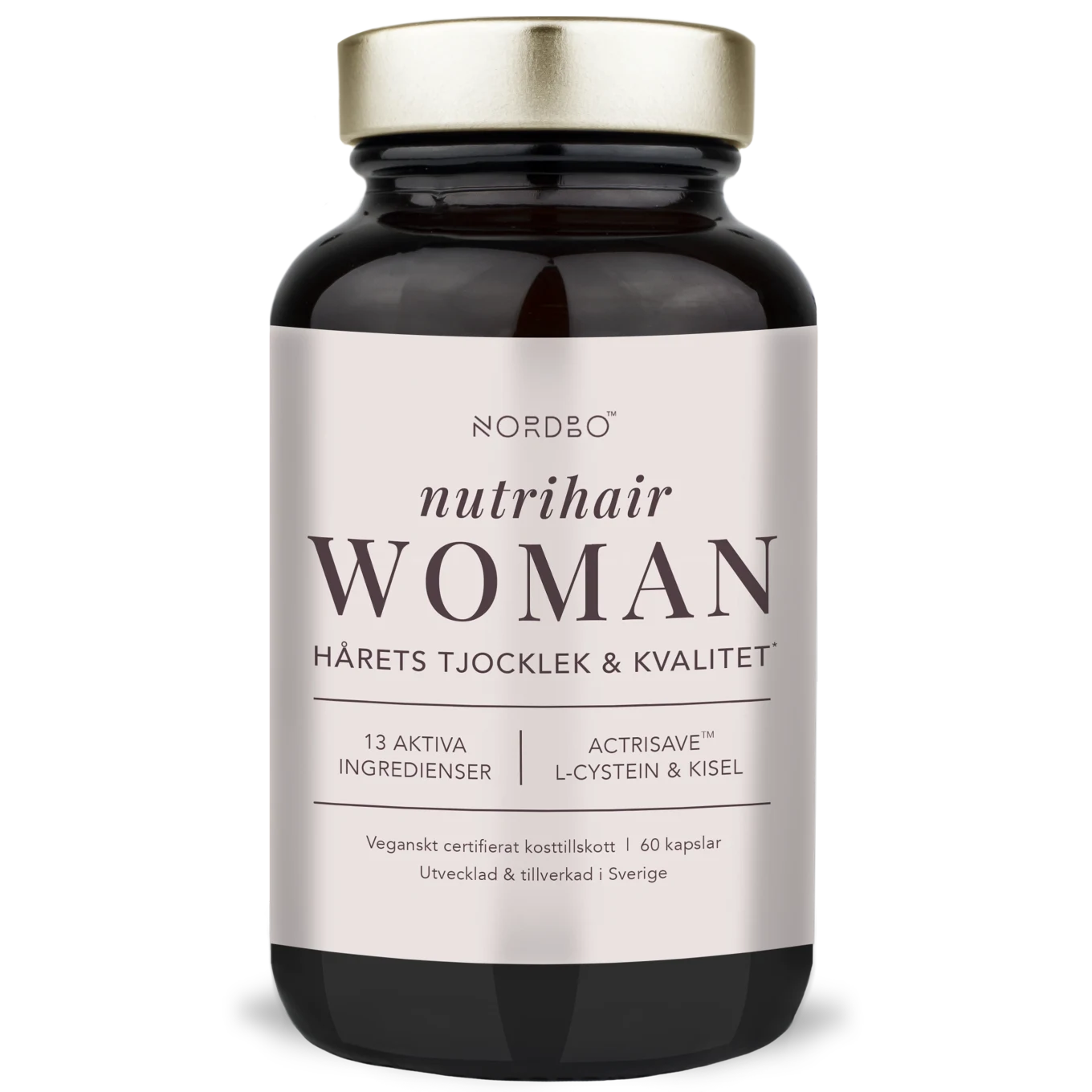 Nordbo Nutrihair Woman 60 kapslar Nordbo