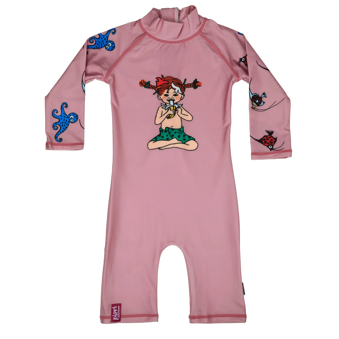 Swimpy UV-dräkt Pippi Söderhavet Rosa 86-92 Swimpy