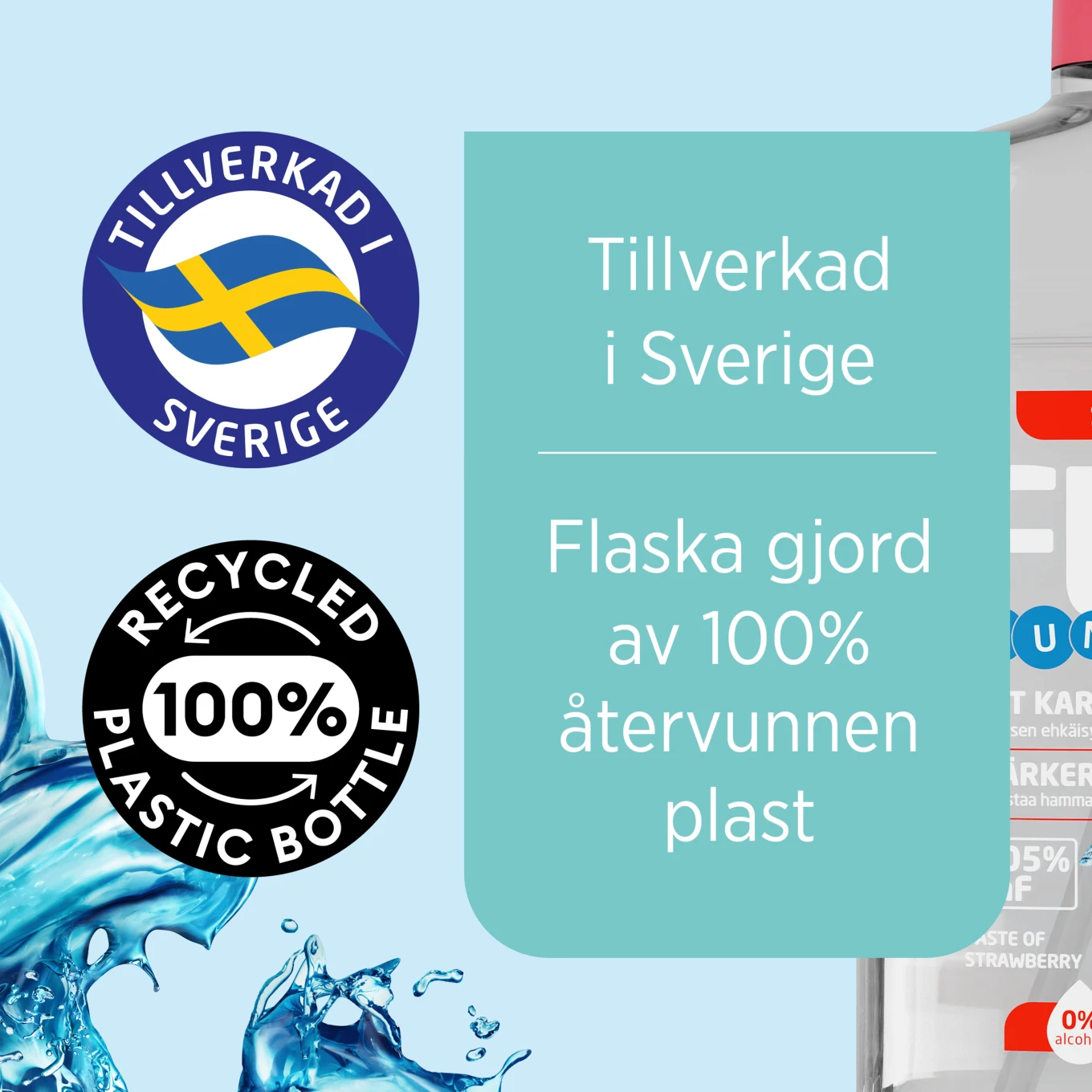 Flux Junior jordgubb 500 ml Flux