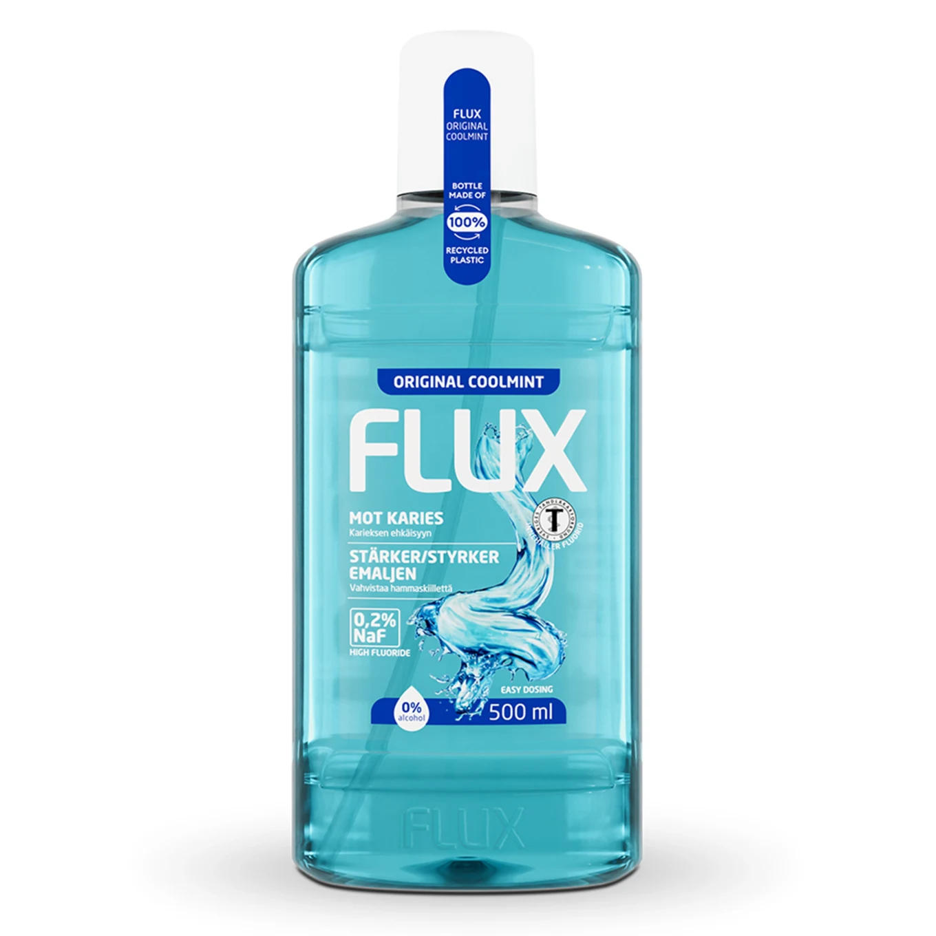 Flux Original Coolmint fluorskölj 500 ml Flux