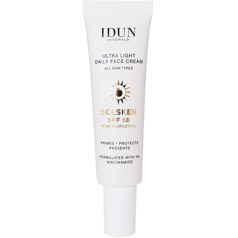 IDUN Minerals Solsken Primer & Face Cream SPF 50, 30 ml IDUN Minerals