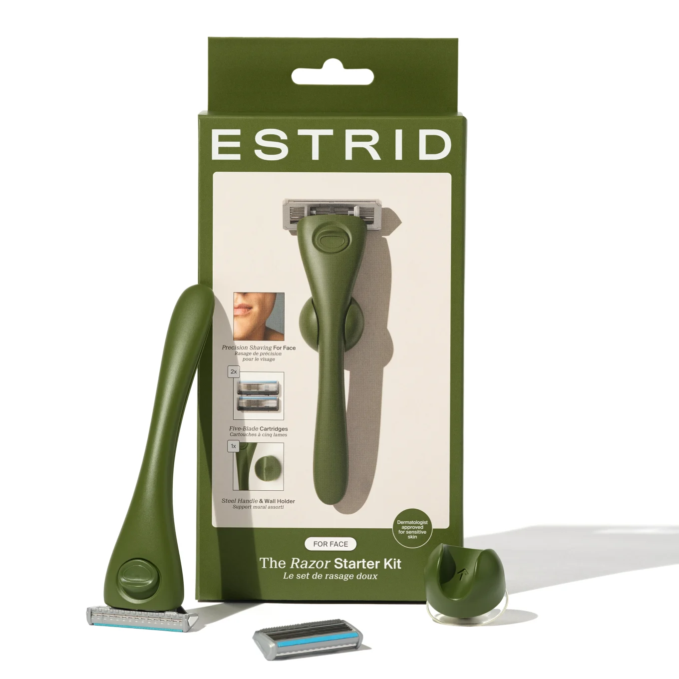 Estrid The Face Razor Starter Kit Moss Estrid