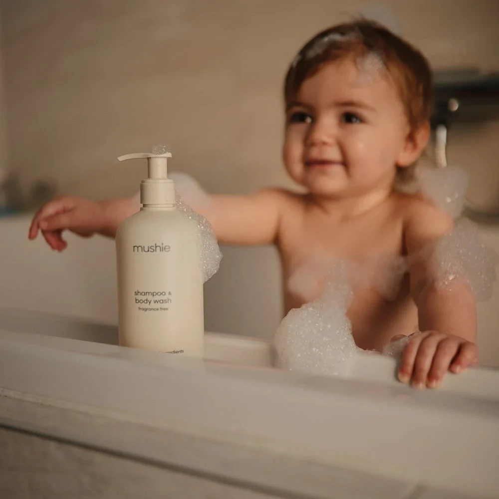 Mushie Baby Shampoo & Body Wash Fragrance Free 400 ml Mushie