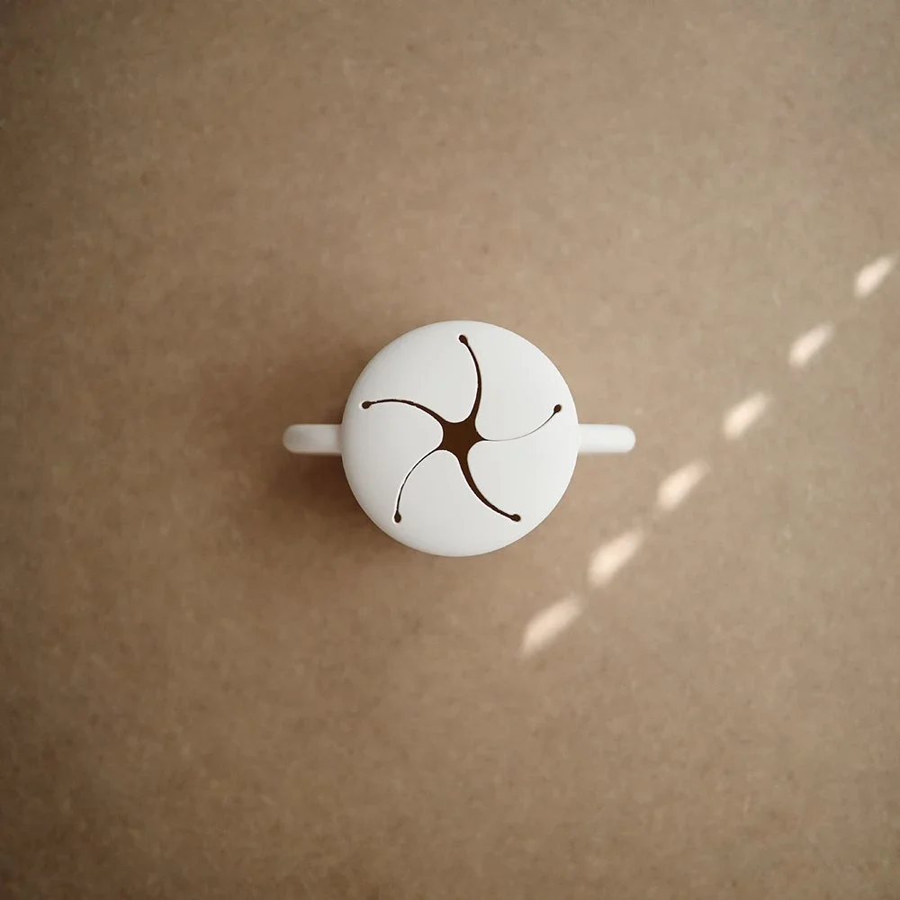 Mushie Snack Cup Ivory Mushie