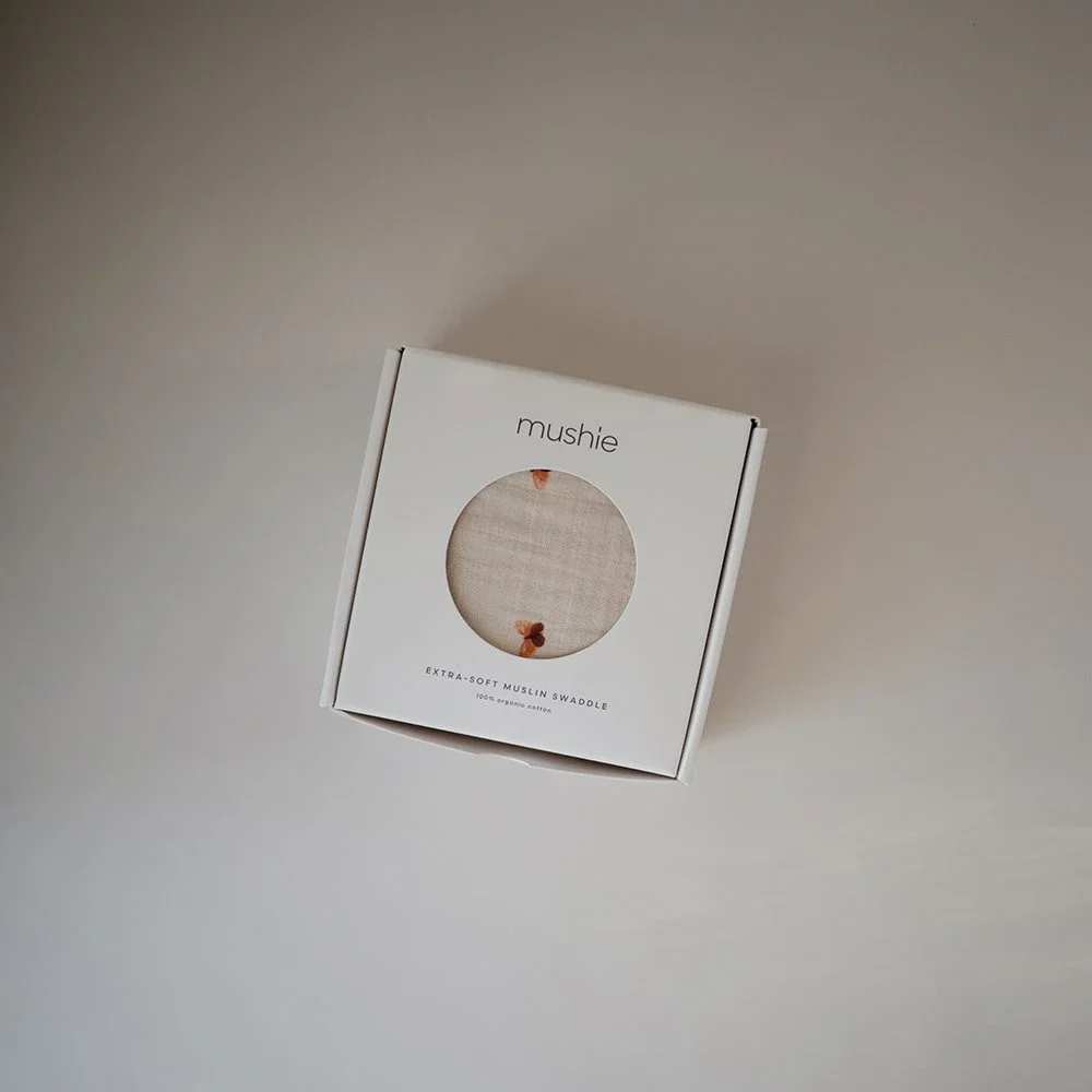 Mushie Muslin Swaddle Butterflies Mushie