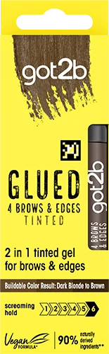 Schwarzkopf got2b Glued 4 Brows & Edges Pigmenterad Gel 2-i-1 Brun 16 ml Schwarzkopf