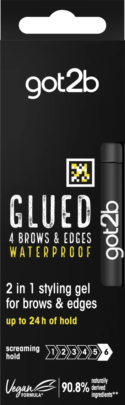 Schwarzkopf got2b Glued 4 Brows & Edges Vattenfast Gel 16 ml Schwarzkopf