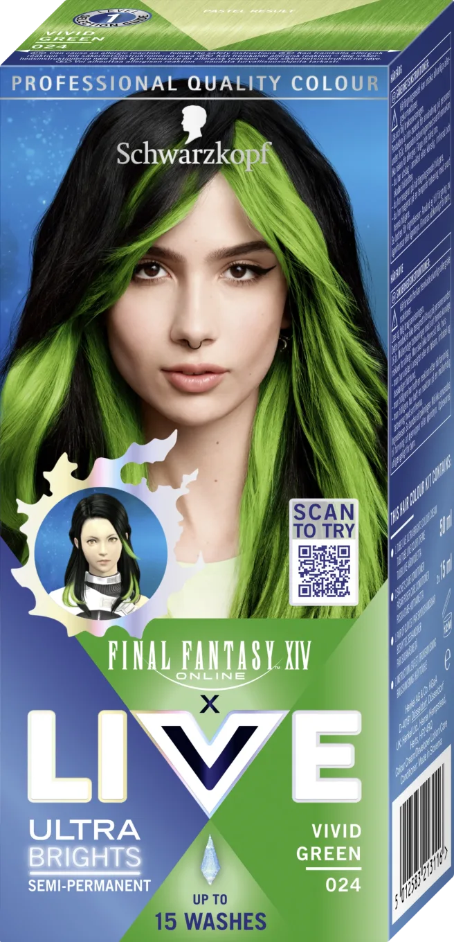 Schwarzkopf LIVE Ultra Brights 024 Vivid Green Schwarzkopf